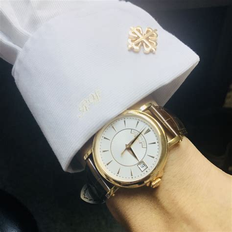 patek philippe cufflinks rose gold|patek philippe rings.